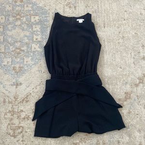 Tie-waist romper